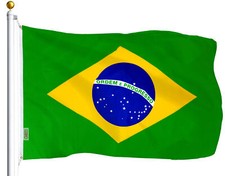 Brazil Flag 3x5 Ft Soccer Football Fan 2026 Brazilian Outdoor Polyester G128 picture