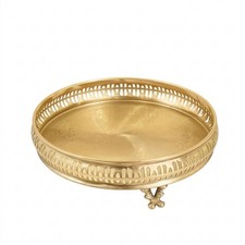 Footed Tray with Openwork Band Shallow for Vanity picture