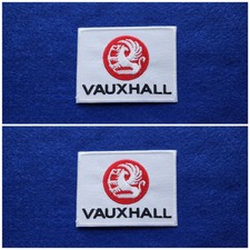 Pair of Vauxhall Sew / Iron on Patches (a) picture