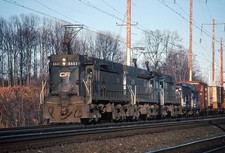 CR 4441 E44 and one more plus caboose, Gunpowder MD 1980 8.5 x 11 Photo picture