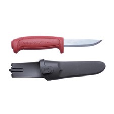 Morakniv Craftline Basic 511 Utility Knife 3.6 inch High Carbon Steel Red Handle picture