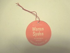 1950's 60's WARREN SPAHN Braves Hartland Baseball  figure custom  Hang Tag  picture