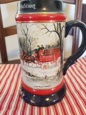 Vintage Budweiser 1990 Collectors Series An American Tradition Beer Stein/Mug picture
