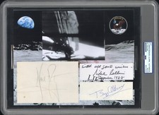 Apollo 11 ~ Signed Autographed Neil Armstrong Buzz Aldrin Mike Collins~ PSA DNA picture