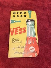 Vintage 1955 Vess Cola Advertising Notebook, NOS, Grocery List, Multiple Avail. picture