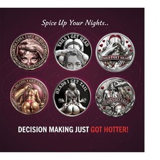 3PCS Heads I Get Tail Coin, Tails I Get Head Coin, Funny “Heads or Tails” No picture