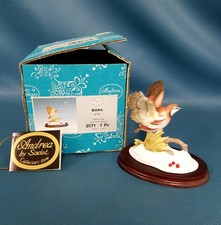 Vintage Andrea By Sadek Porcelain Quail Figurine #8171 In Box picture