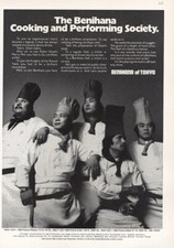 1975 Benihana of Tokyo: Cooking Performing Society Vintage Print Ad picture