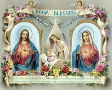 Catholic print picture- ROOM BLESSING P - 8