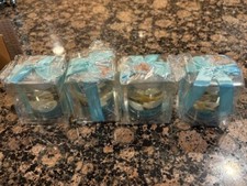 Kate Aspen Seashell Gel Tealight Holder W/ Palm Wax Set of 4 Beach Coastal Decor picture