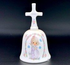 1994 Precious Moments Easter Bell Cross RARE Vintage Collectible Display Piece picture