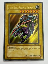 Gaia The Fierce Knight - LOB-E004 - Ultra Rare - 1st Edition - Yugioh LP picture