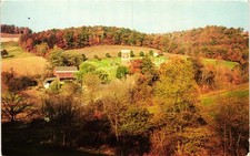 Dunkel's Church Berks County Reading PA Autumn Dexter Press Postcard picture