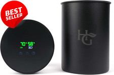 2L Smart Vacuum Curing Jar Built In Hygrometer Child Resistant Container - US picture