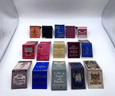 15 Vintage NYC Hotel Matchcovers 1930s-50s New York Advertising Hotel Lot picture