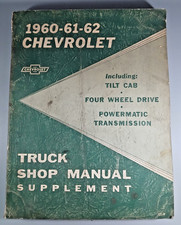 1960-61-62 Chevrolet Truck Shop Manual Supplement picture