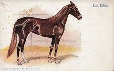 Phoenix Horse Shoe Company Advertising Lou Dillon Fastest Trotter Postcard 25A picture