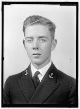 Photo:John Enoch Pond 1933 Midshipman Navy Portrait Uniform picture