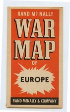 Rand McNally War Map of Europe  picture