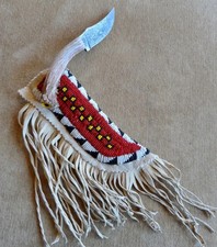 Lakota Sioux Handmade Knife Sheath - Native American Indian Beaded picture