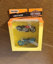 Rare New Vintage Matchbox Harley Davidson Variety Twin Pack 1/20. Ships Fast. picture
