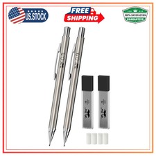 Mr. Pen- Metal Mechanical Pencil Set with Lead Refills & Erasers, 2 Pack picture