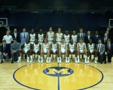 MICHIGAN WOLVERINES 1988-89 National Champions Team 8x10 Photo Print Reprint picture
