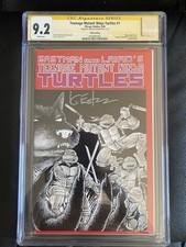 TEENAGE MUTANT NINJA TURTLES 1 5th Print 1988 CGC 9.2 Signed by Kevin Eastman. picture