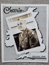 WWII 1944 Cheerio England US Army 81st Infantry Division Photo 4x5 Wildcat Div. picture