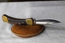 VINTAGE BUCK 110 2 DOT FRAME WITH *2020* BLADE SQUARE BODY USA /NO SHEATH. USED picture