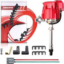 Racing HEI Ignition Distributor with Wiring Set Replacement for Chevy 302 454 Gm picture