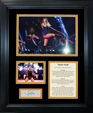 Taylor Swift 11x14 Framed Concert Collage Facsimile Autograph Career Highlights picture