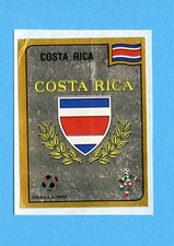 ITALY 90 -Panini 1990 - Figurine - Sticker No. 182 - COSTA RICA BADGE -Rec picture