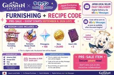 Pre Genshin Impact x Baskin Robbins JPN Collab Redeem Code Limited Event Excl. picture