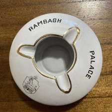 Vintage Rambagh Palace Hotel In India Ashtray Ceramic  KM Studio Ceramic Ware picture
