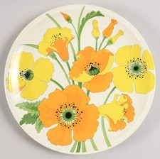 Metlox - Poppytrail - Vernon Wild Poppy Yellow Dinner Plate 358730 picture