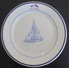 Vintage Souvenir Shenango Pottery Plate Capt. Starn's Atlantic City New Jersey picture