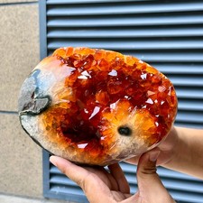 5.6 lb  Yellow-orange Cluster Crystal Specimen for Home Decor Healing picture