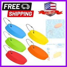 Compact 5 Pcs Floating Keychains - Nautical Key Rings for Boating & Fishing picture