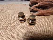 2 Vintage GENERAL HARDWARE MFG Co. Square Locks Gauge Clamps picture