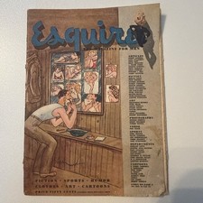VARGUS ~PINUP GIRLS~12 MO CALENDER~POCKET SIZE~ESQUIRE MAGAZINE~1946~CHRISTMAS picture