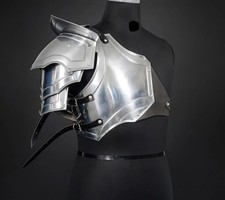 Medieval Knight Men’s Pauldrons Adjustable Shoulder Armor Set LARP Cosplay gift picture