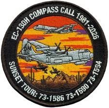USAF 55th ELECTRONIC COMBAT GROUP – EC-130 COMPASS CALL 1981-2026 PATCH picture