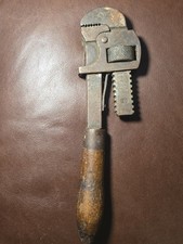 Stillson Vintage No. 10 Pipe Wrench Wood Handle picture