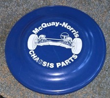 Dealer Promo McQuay-Norris St. Louis MO Auto chassis Parts BLUE FRISBEE toy VTG picture