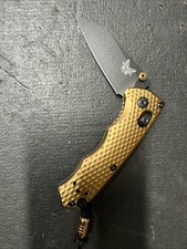 Benchmade Full Immunity 290BK-1 CPM-M4 Flat Dark Earth Aluminum Pocket Knife picture