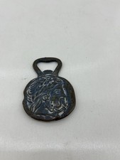 Vtg Greek Bronze Bottle Opener Archer Mythology Coin Style Made in Greece Patina picture