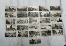 Vintage 1940s Lot of 25 Shanghai China Photos on Cardstock 4.5 x 2.5 Inches picture