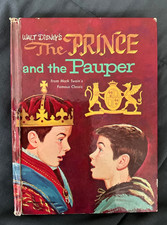 Walt Disneys The Prince and the Pauper 1962 HARD COVER BOOK picture