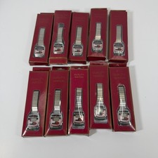Lot of 10 NOS Vintage Massey Ferguson MF Combine Tractor Digital Wrist Watch picture